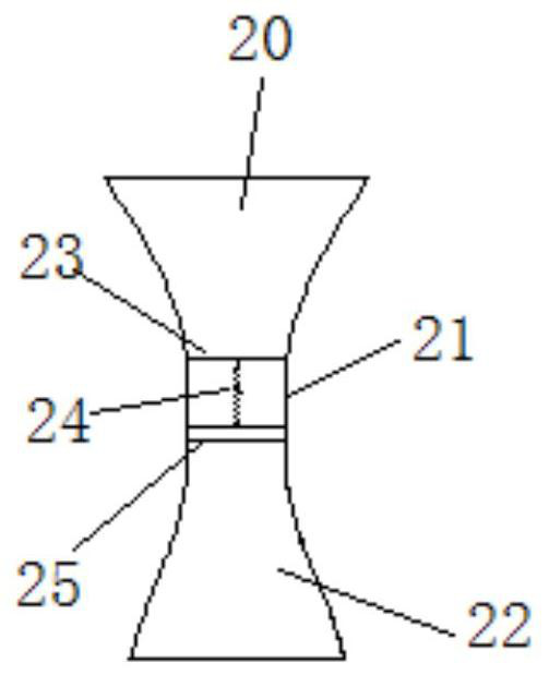 A bottom slag smelting device for reducing coarse magnesium with a buffer structure