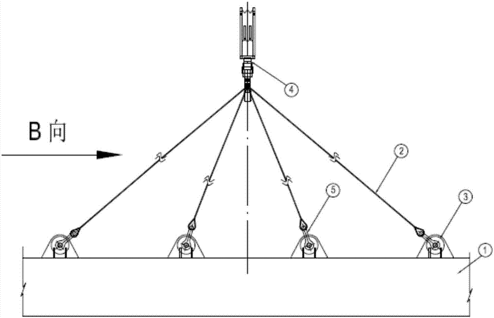 A portable heavy-duty hoisting rope winding method