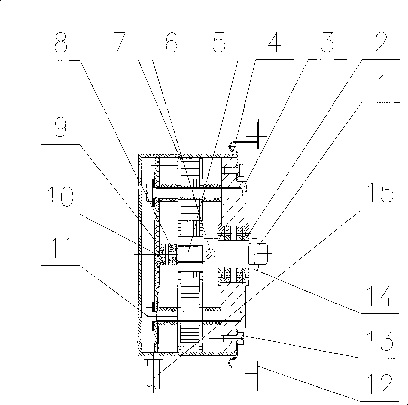 Absolute magnetic-electric rotary encoder with low cost, high accuracy and multiple circles