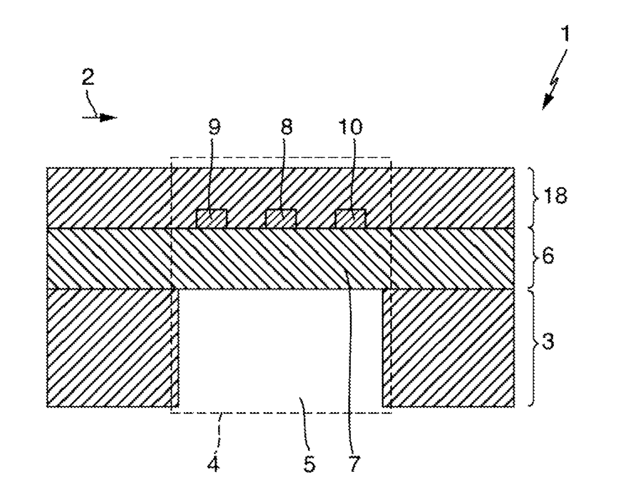 Thermal flow sensor for determining a gas or the composition of a gas mixture as well as its flow velocity