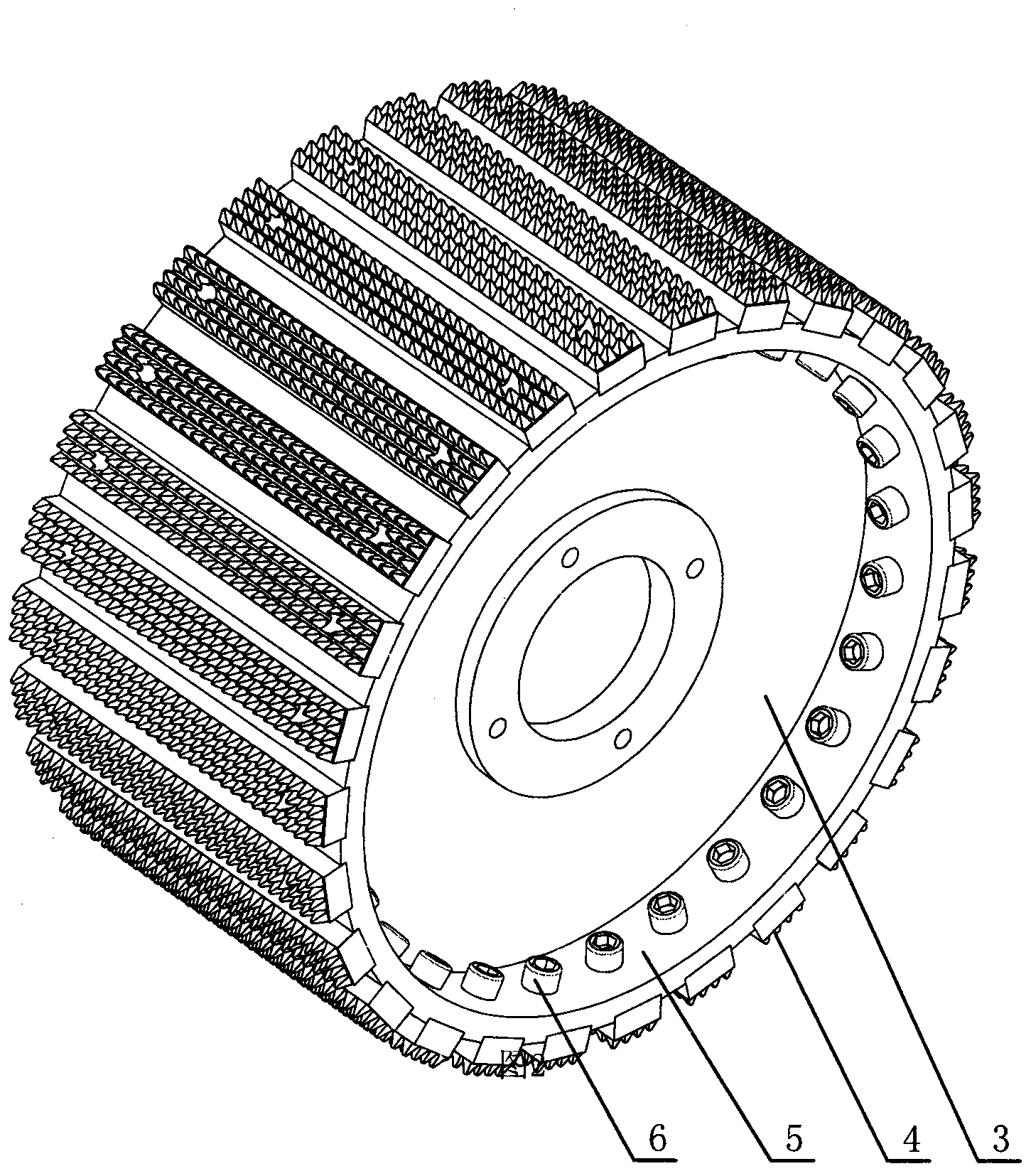 Ice breaking tooth capable of breaking thin ice on road surface and ice breaking wheel provided with ice breaking teeth