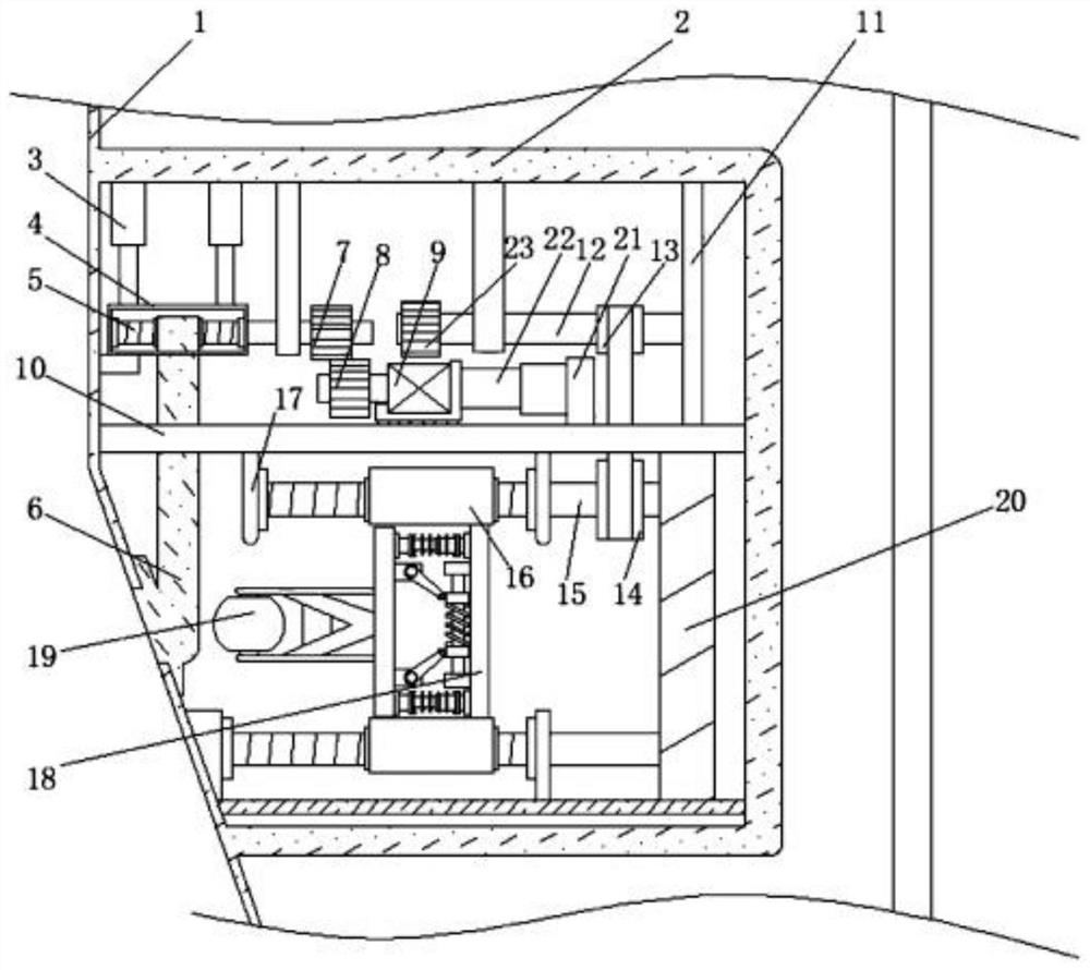 Anti-collision device and anti-collision method for rising tide and falling tide of medium-sized passenger and freight ship berthing