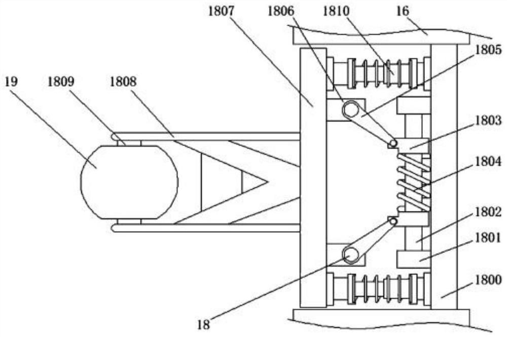 Anti-collision device and anti-collision method for rising tide and falling tide of medium-sized passenger and freight ship berthing