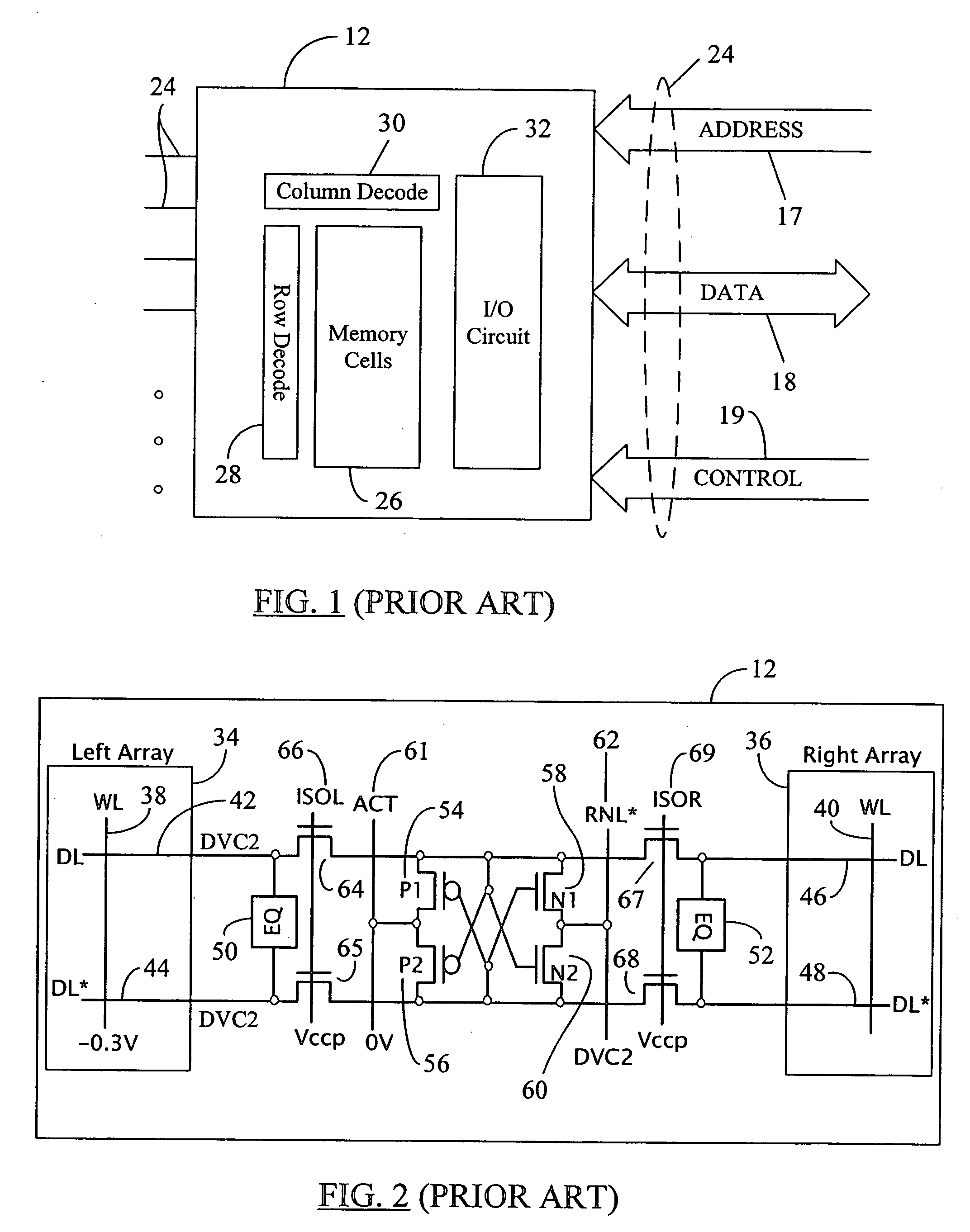 Low voltage sensing scheme having reduced active power down standby current