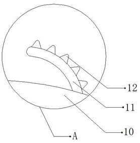 Cloth airing device for textile processing