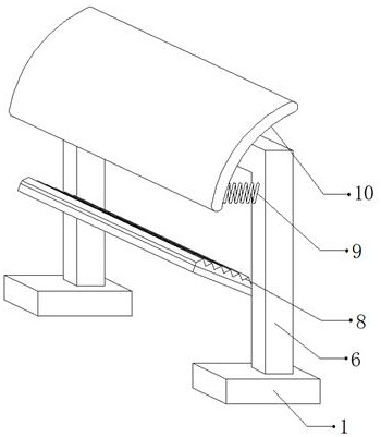 Cloth airing device for textile processing