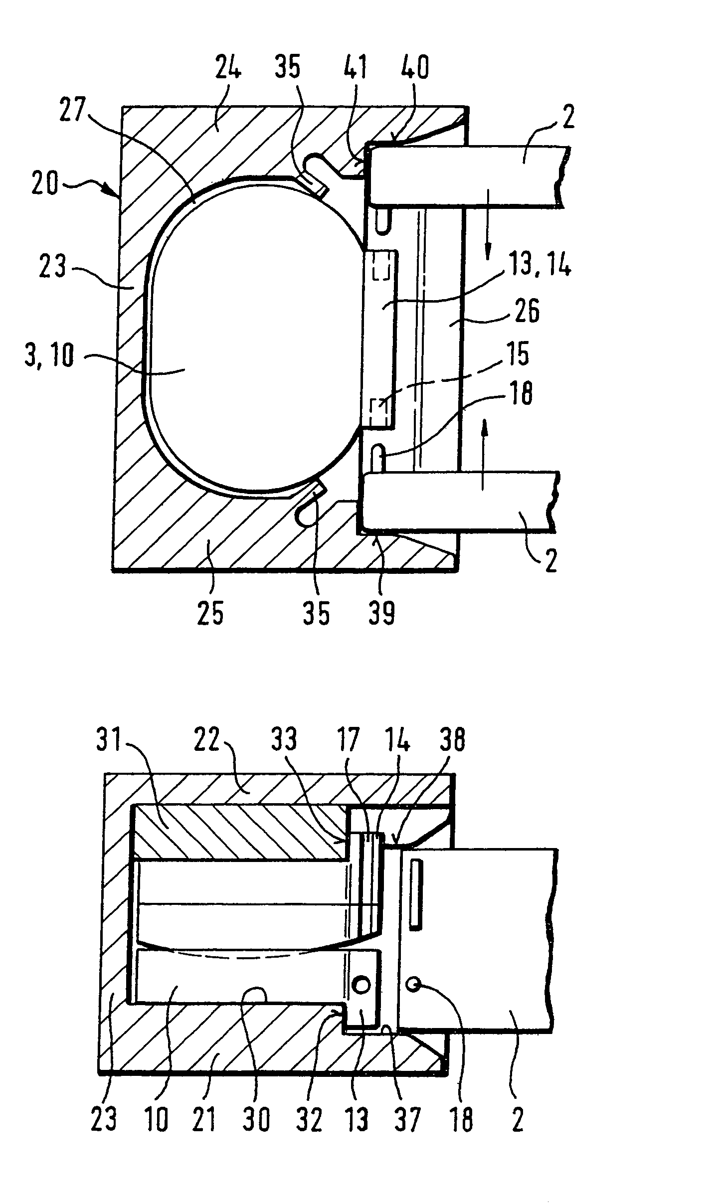 Cervical prosthesis with insertion instrument