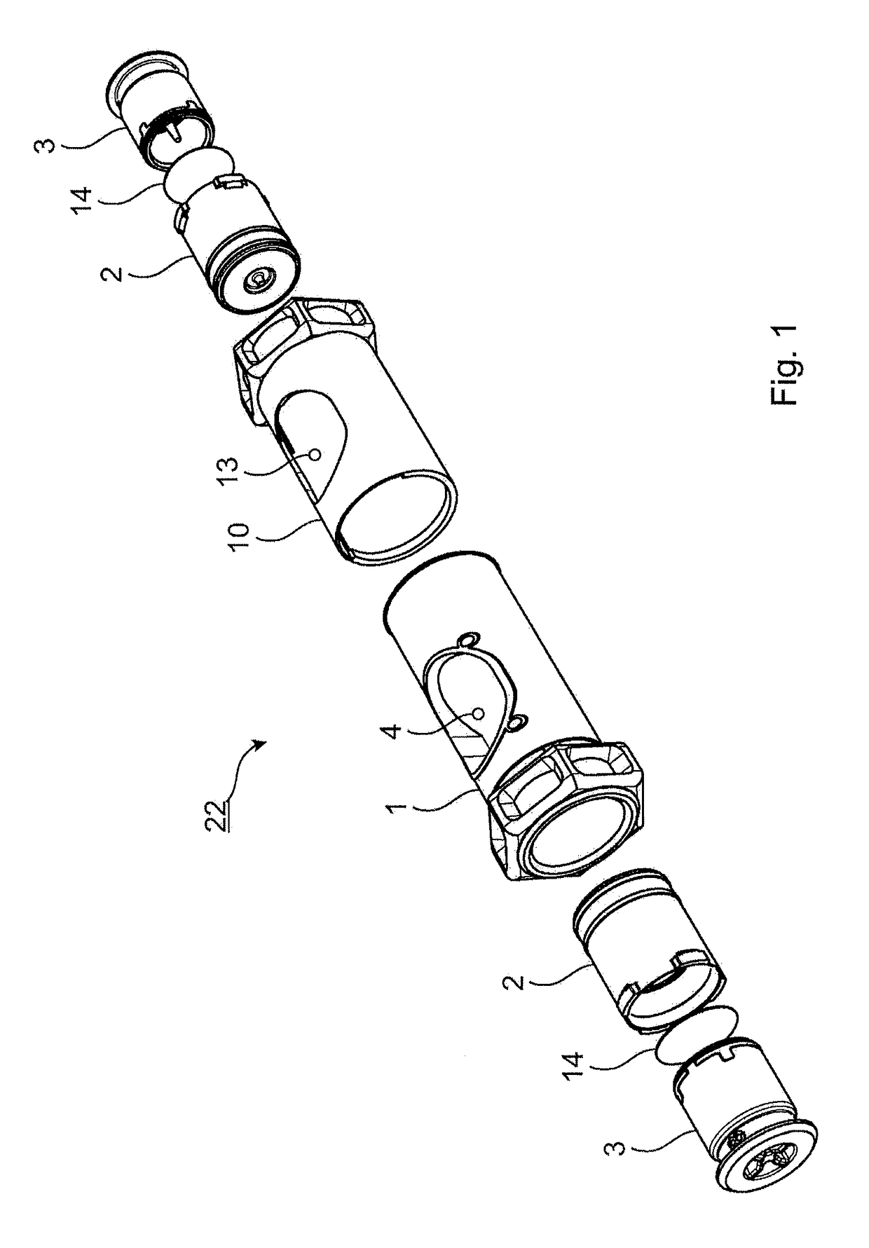 Mixing capsule for producing a dental preparation