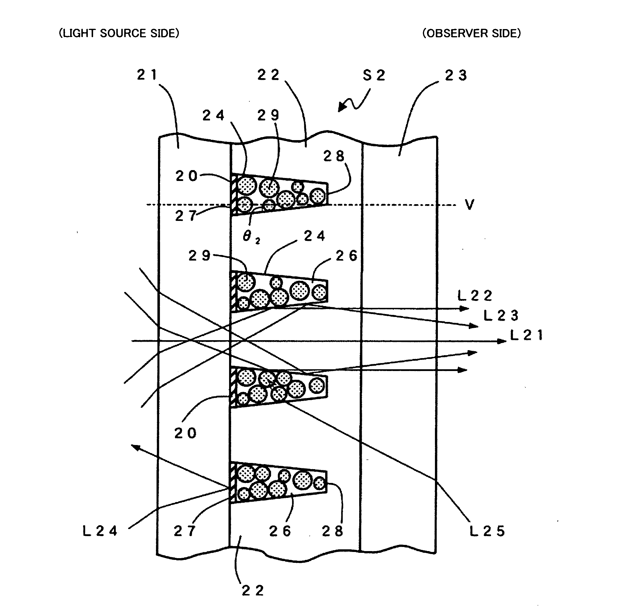 View angle controlling sheet and liquid crystal display apparatus using the same