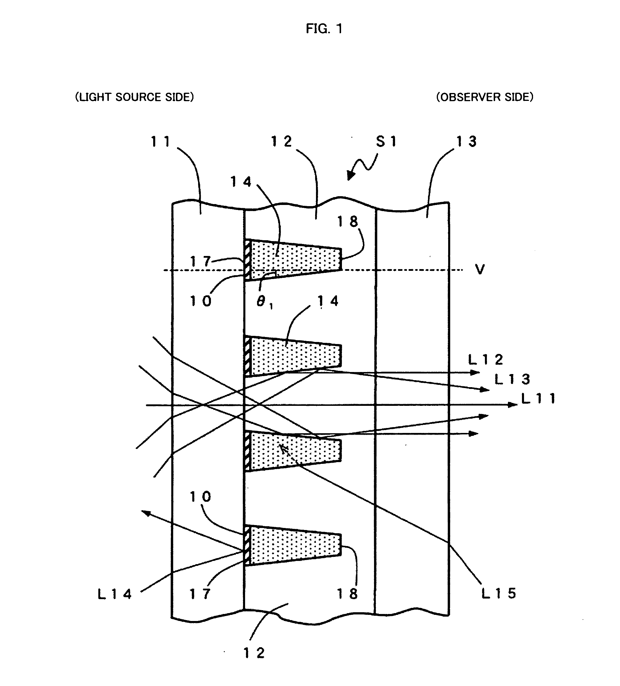 View angle controlling sheet and liquid crystal display apparatus using the same