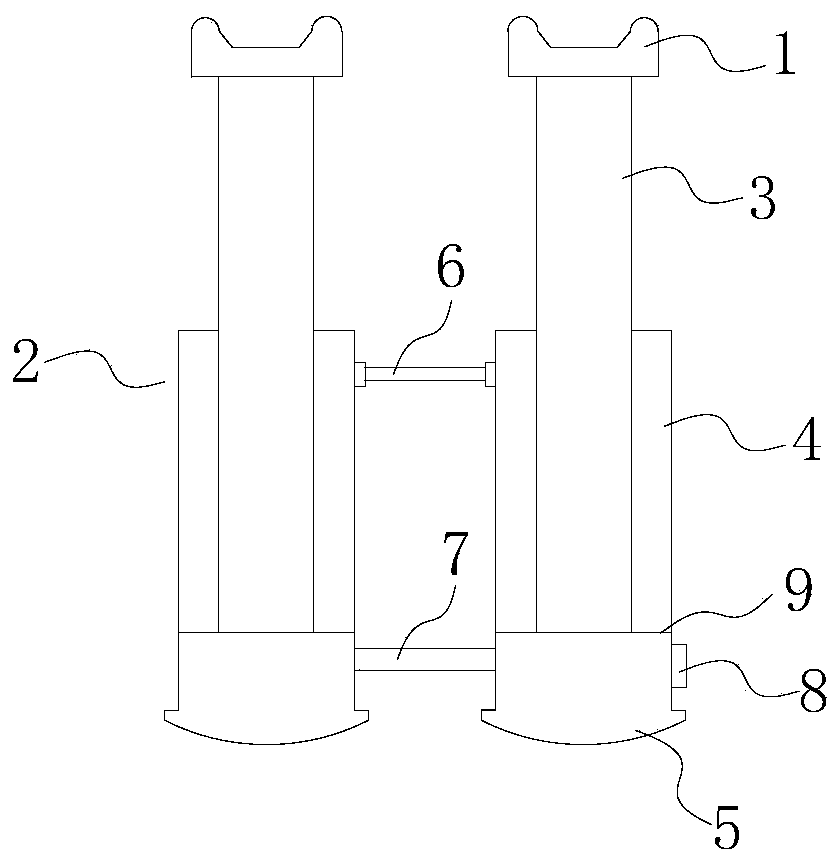 Roadside supporting method through high-water packing props