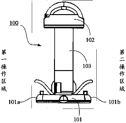 Device with rotary control panel