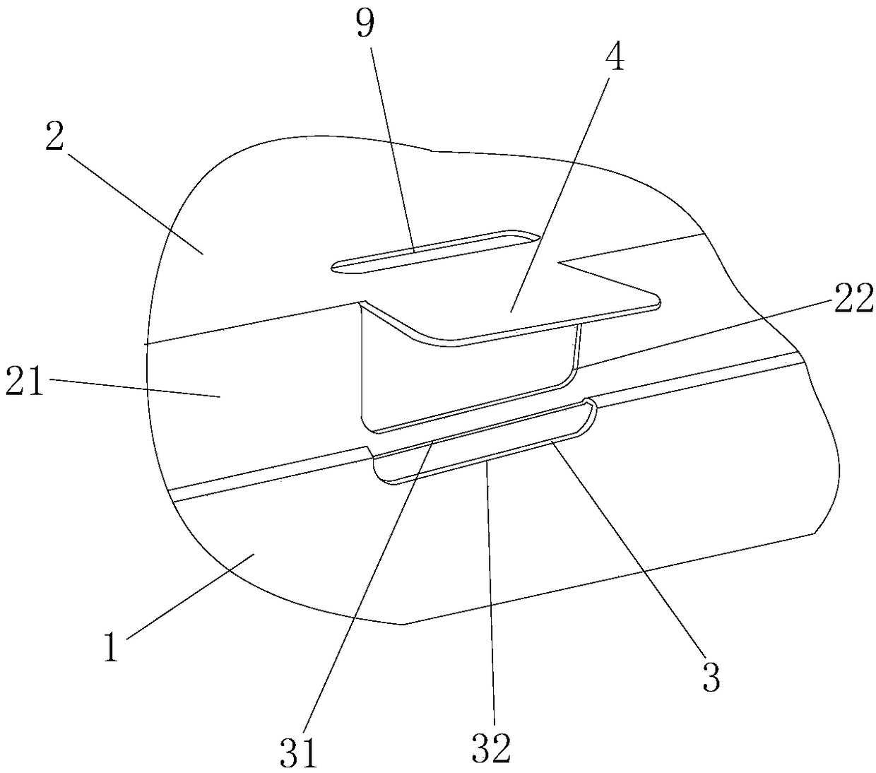 Quick-freezing packaging box structure