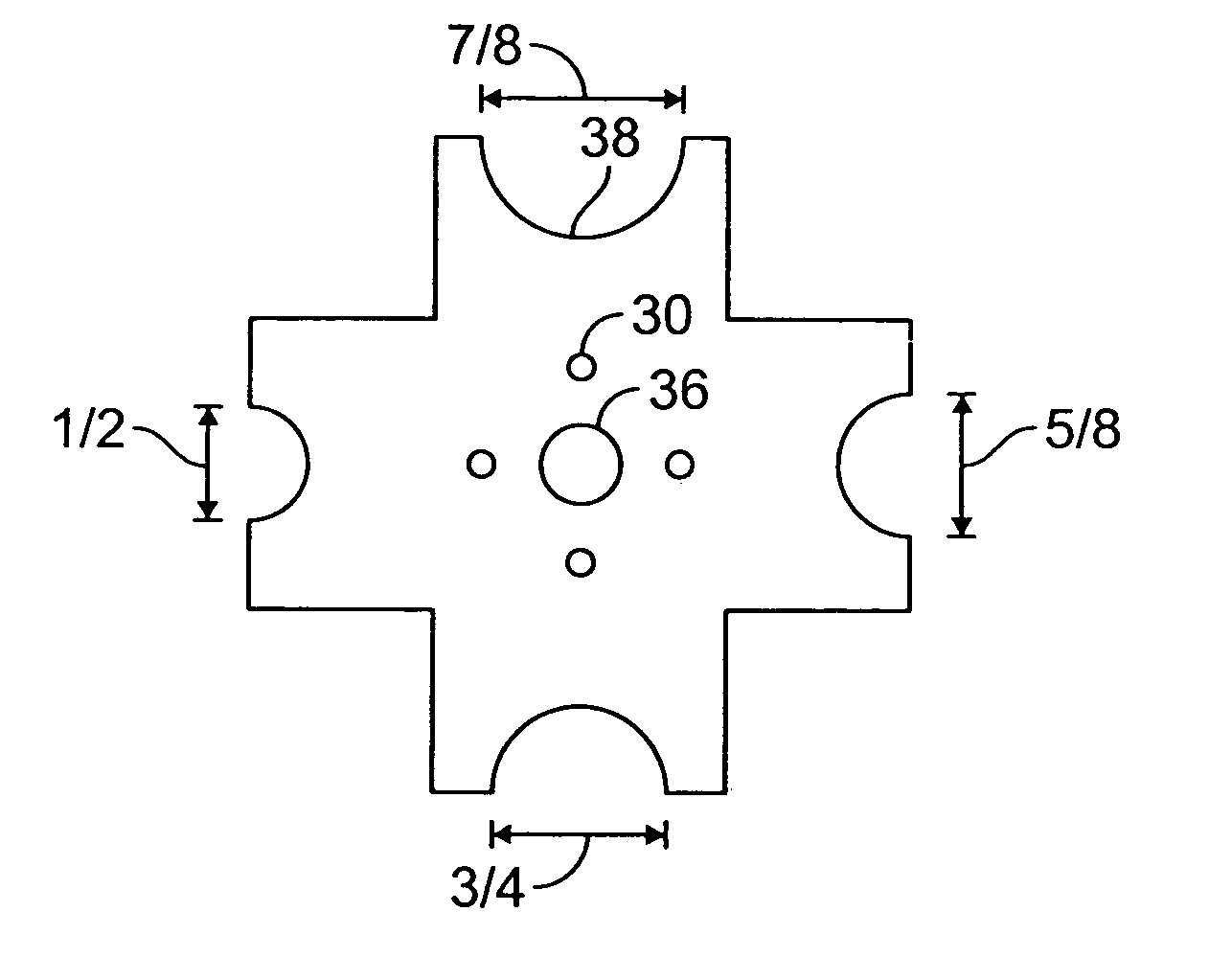 Adjustable bolt hole marker