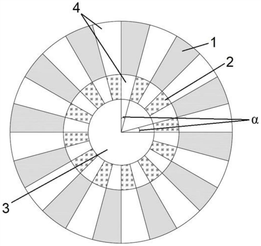 A kind of wireless charging coil enameled wire with inner layer of magnetic nano ferrite material and preparation method thereof