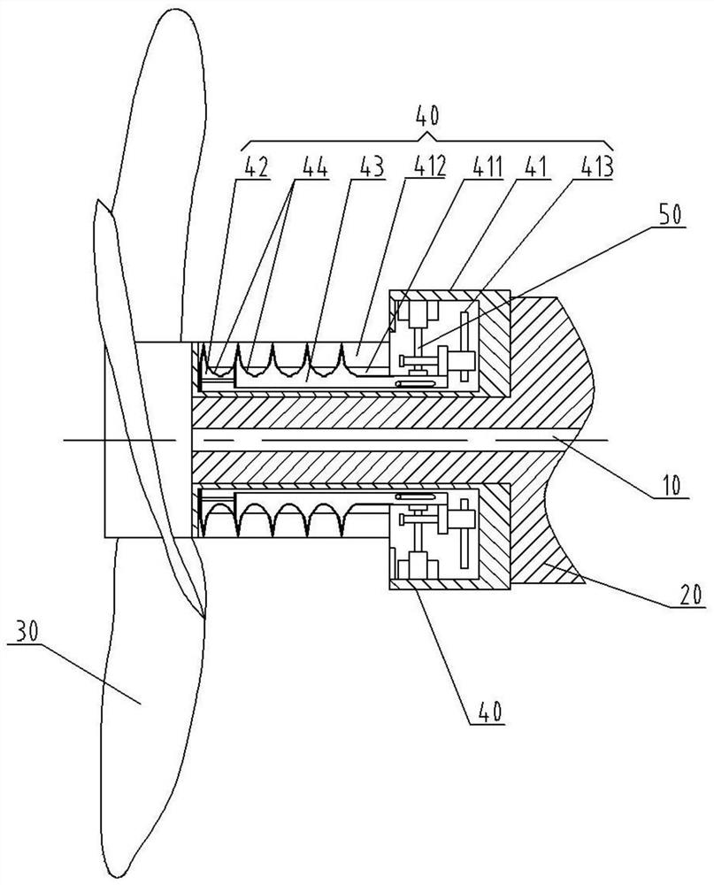 Anti-winding device for ship propeller