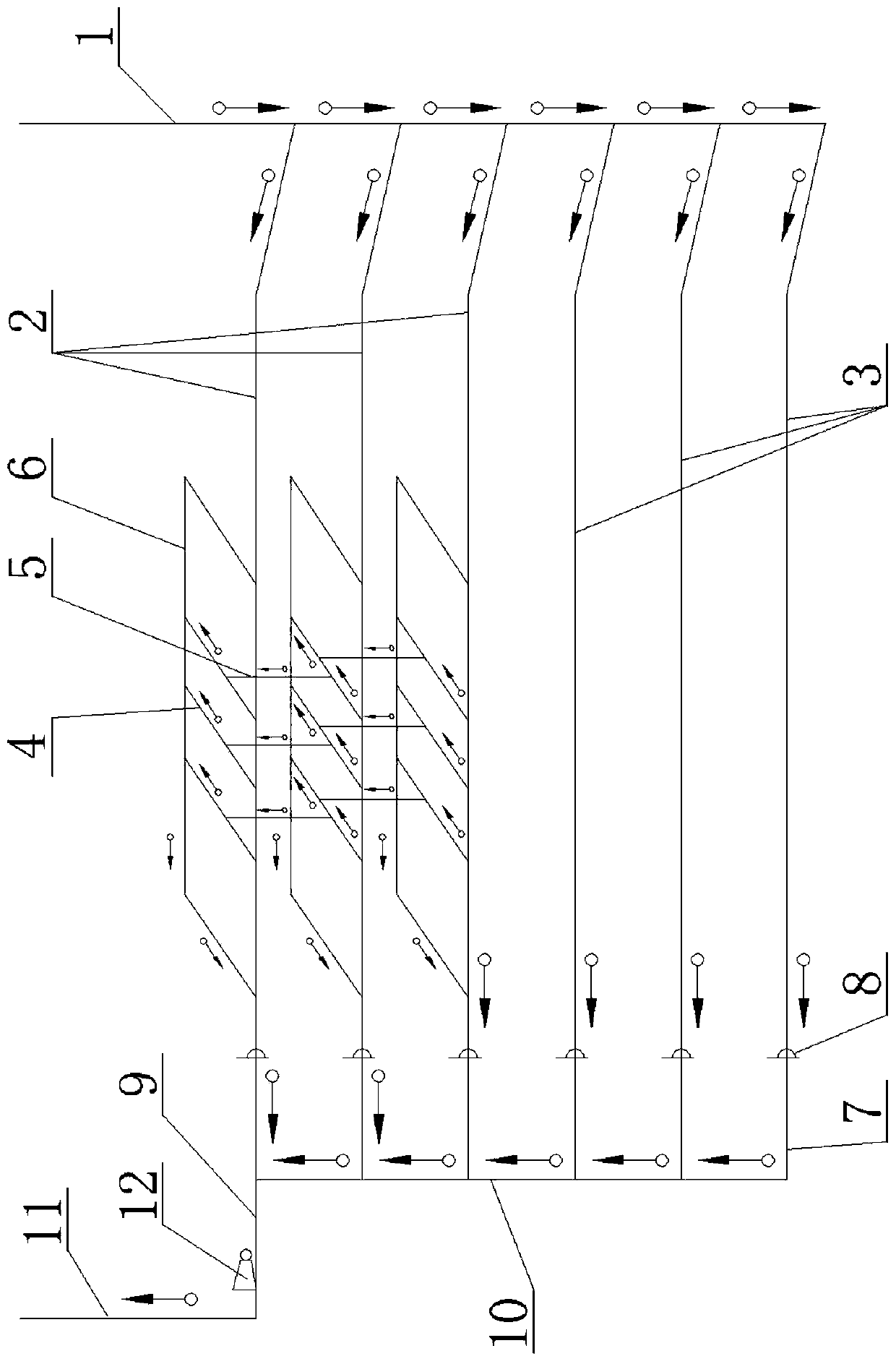 Method for automatically converting down-hole main and auxiliary machine ventilating system into multi-stage machine station ventilating system