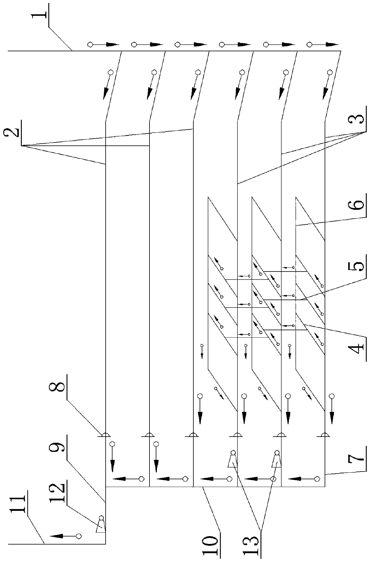 Method for automatically converting down-hole main and auxiliary machine ventilating system into multi-stage machine station ventilating system