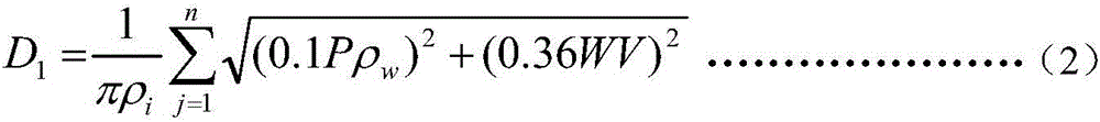 Power transmission line ice coating real-time distribution module calculation method