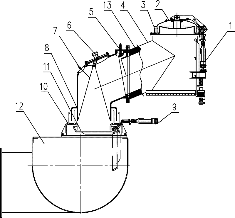 A method for exporting raw coke oven gas