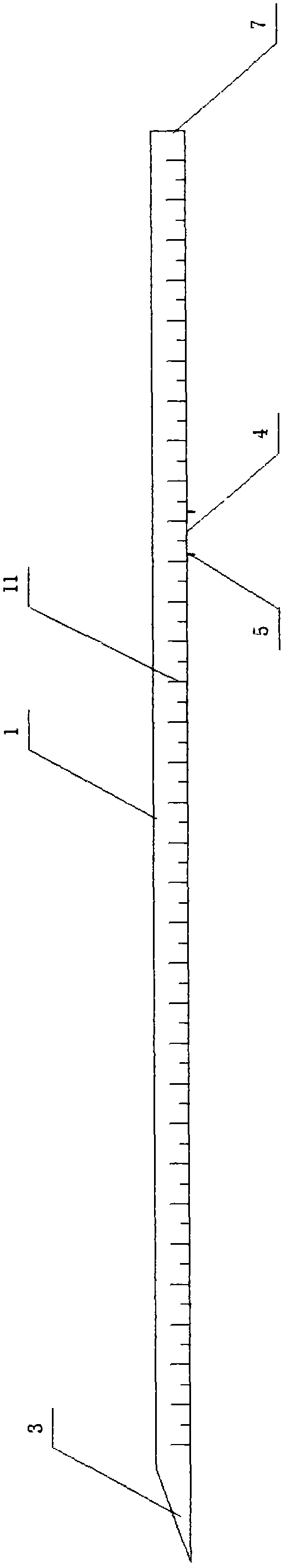 Safe implanting type tumor puncture needle device