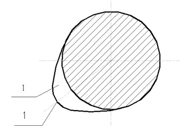 Dual-peak exhaust camshaft