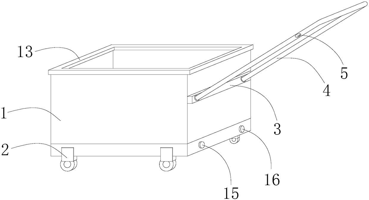 Juicy peach transport cart with functions of retaining freshness and preventing rot