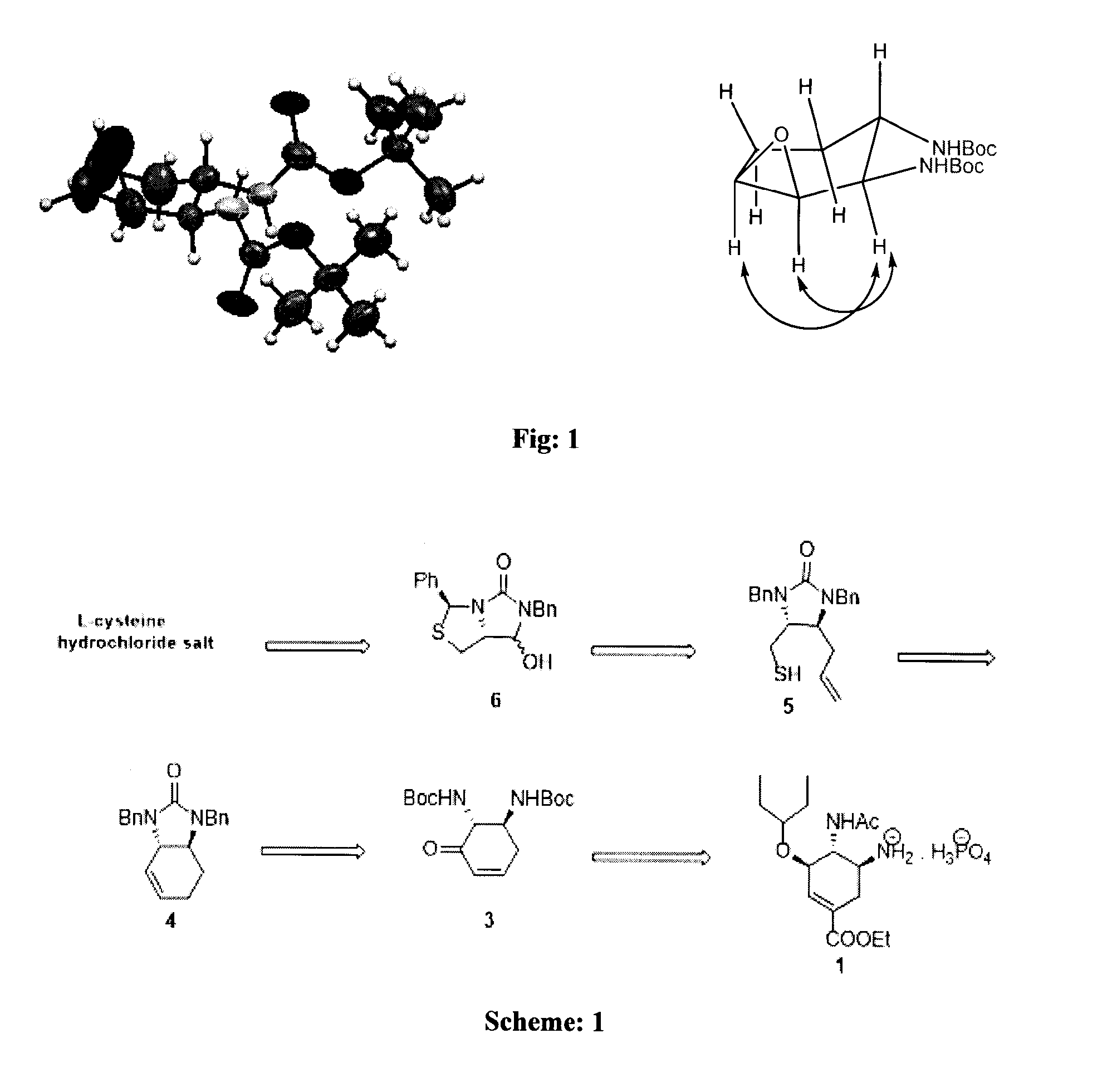 A process for the preparation of intermediate for the preparation of oseltamivir phosphate