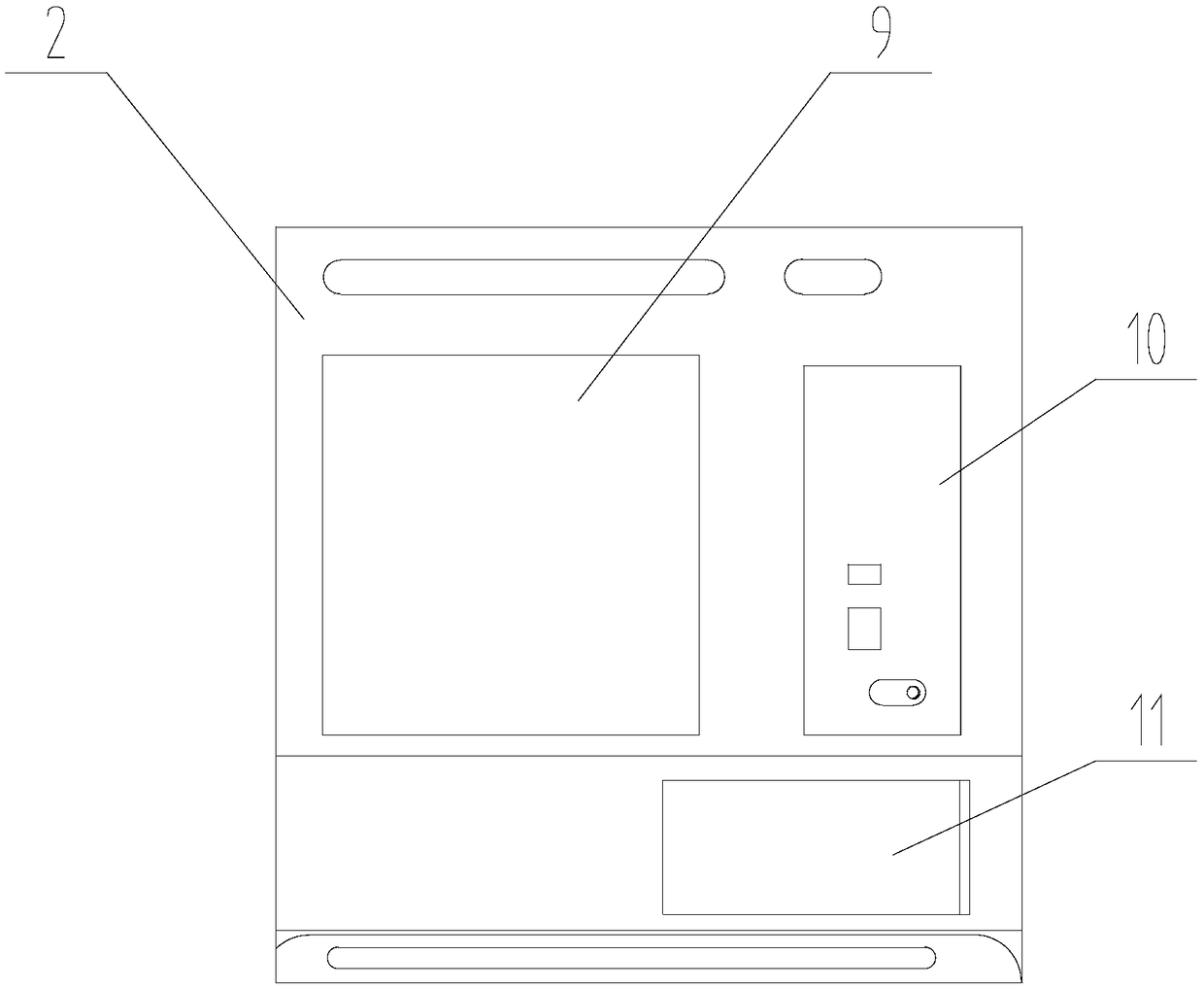 Boxed meal automatic vending device driven by utilizing sheave