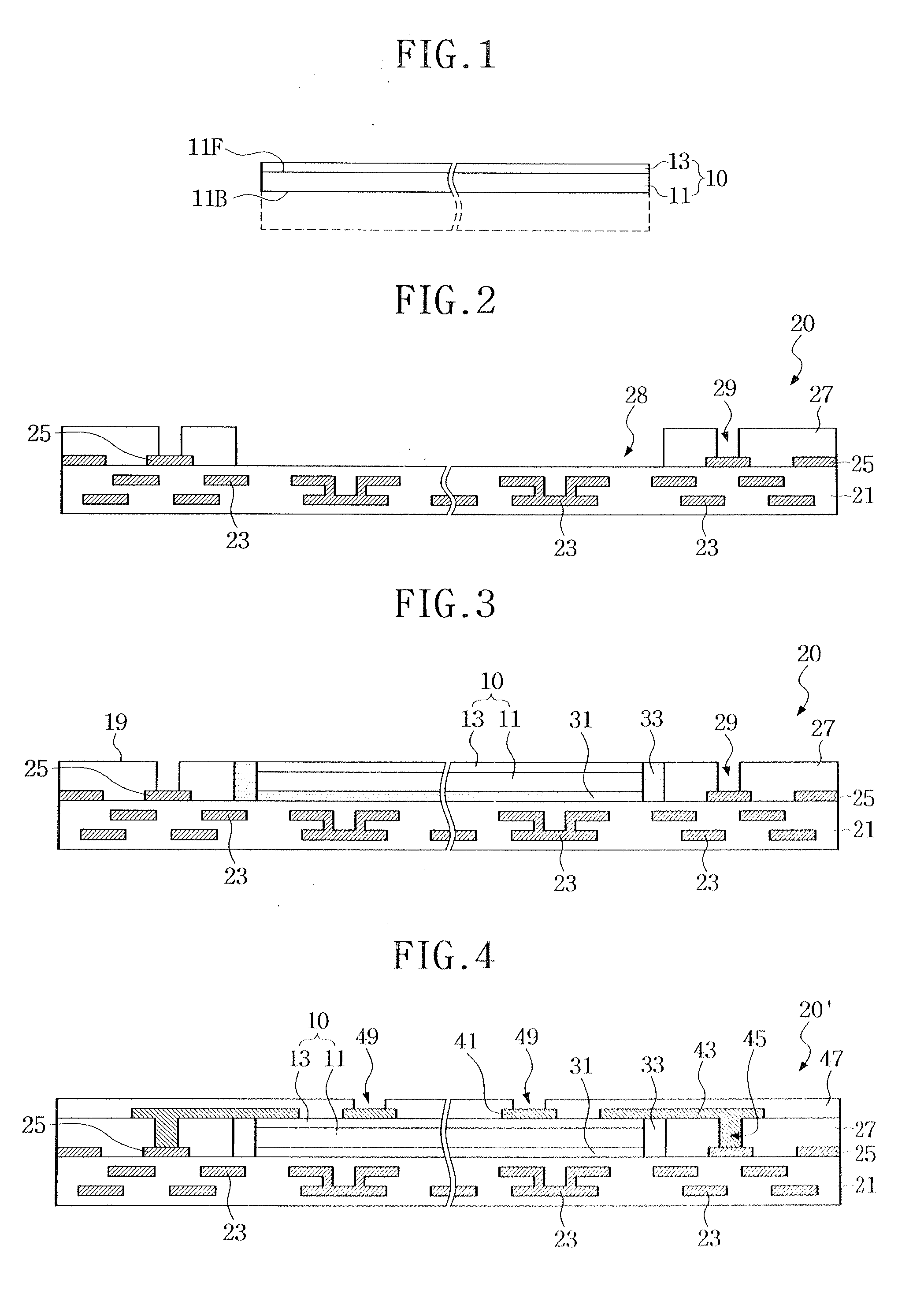 Method of manufacturing semiconductor device with embedded interposer