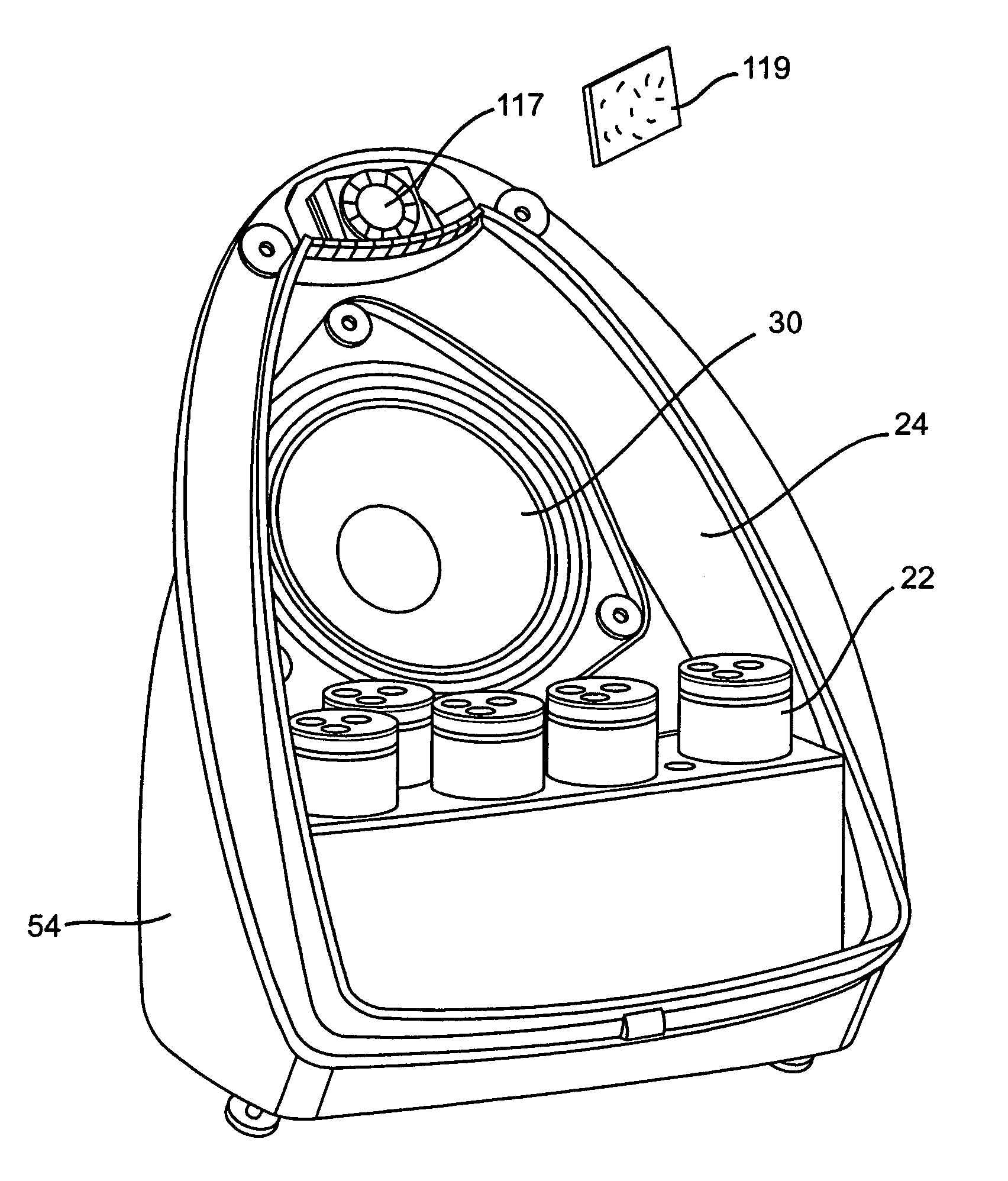 Methods and apparatus for localized delivery of scented aerosols