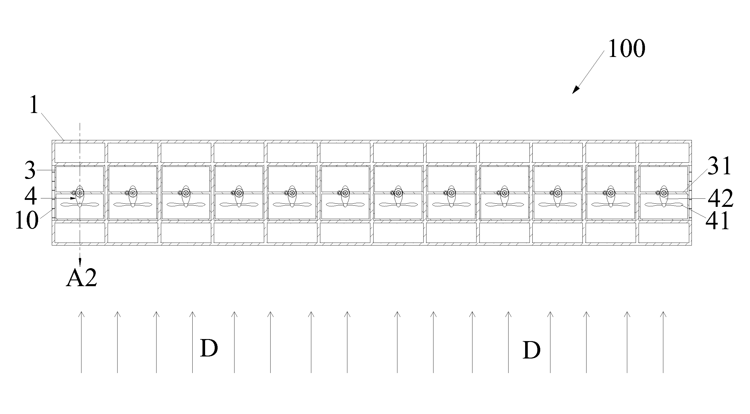 Modularized ocean energy generating device