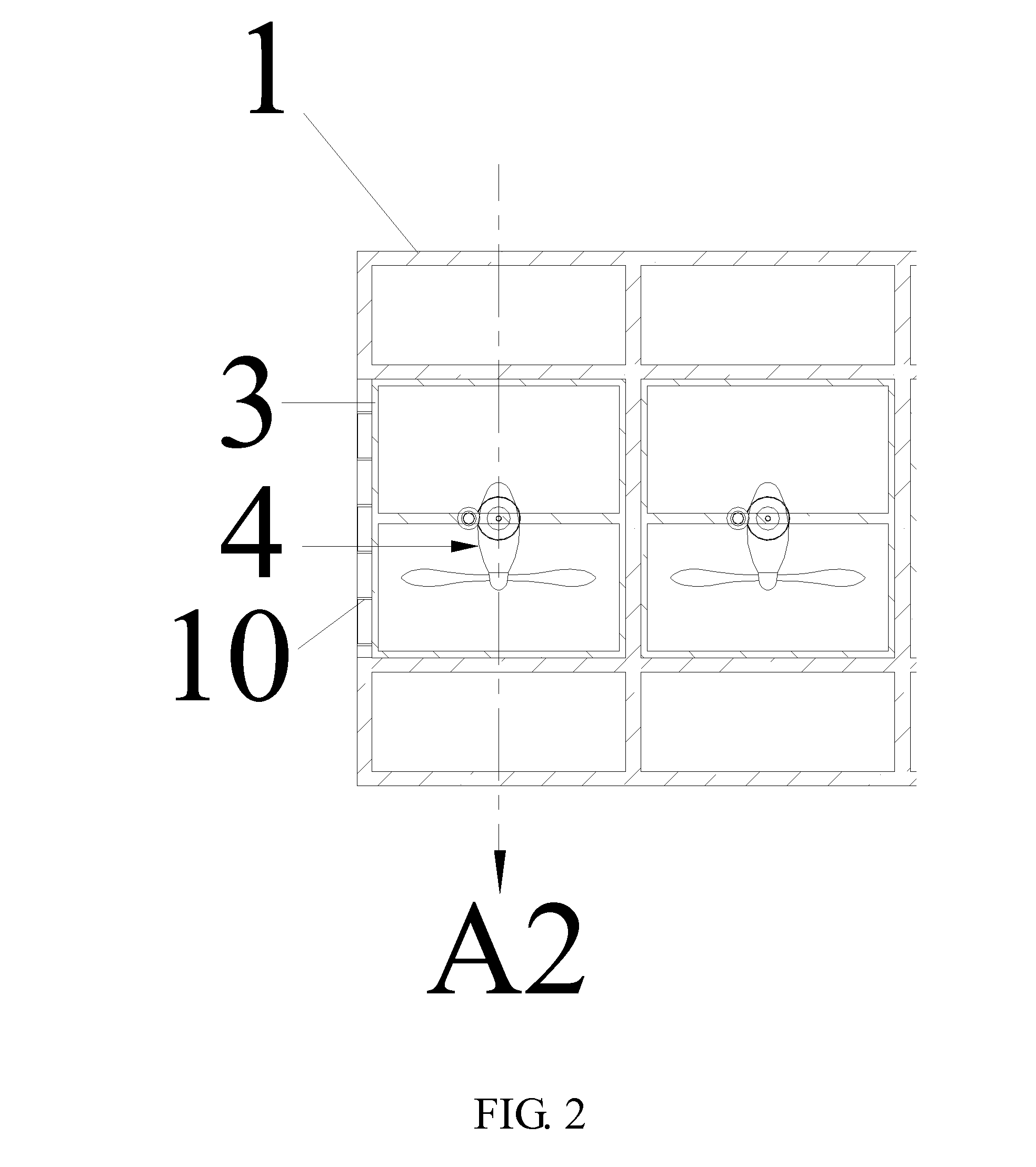 Modularized ocean energy generating device