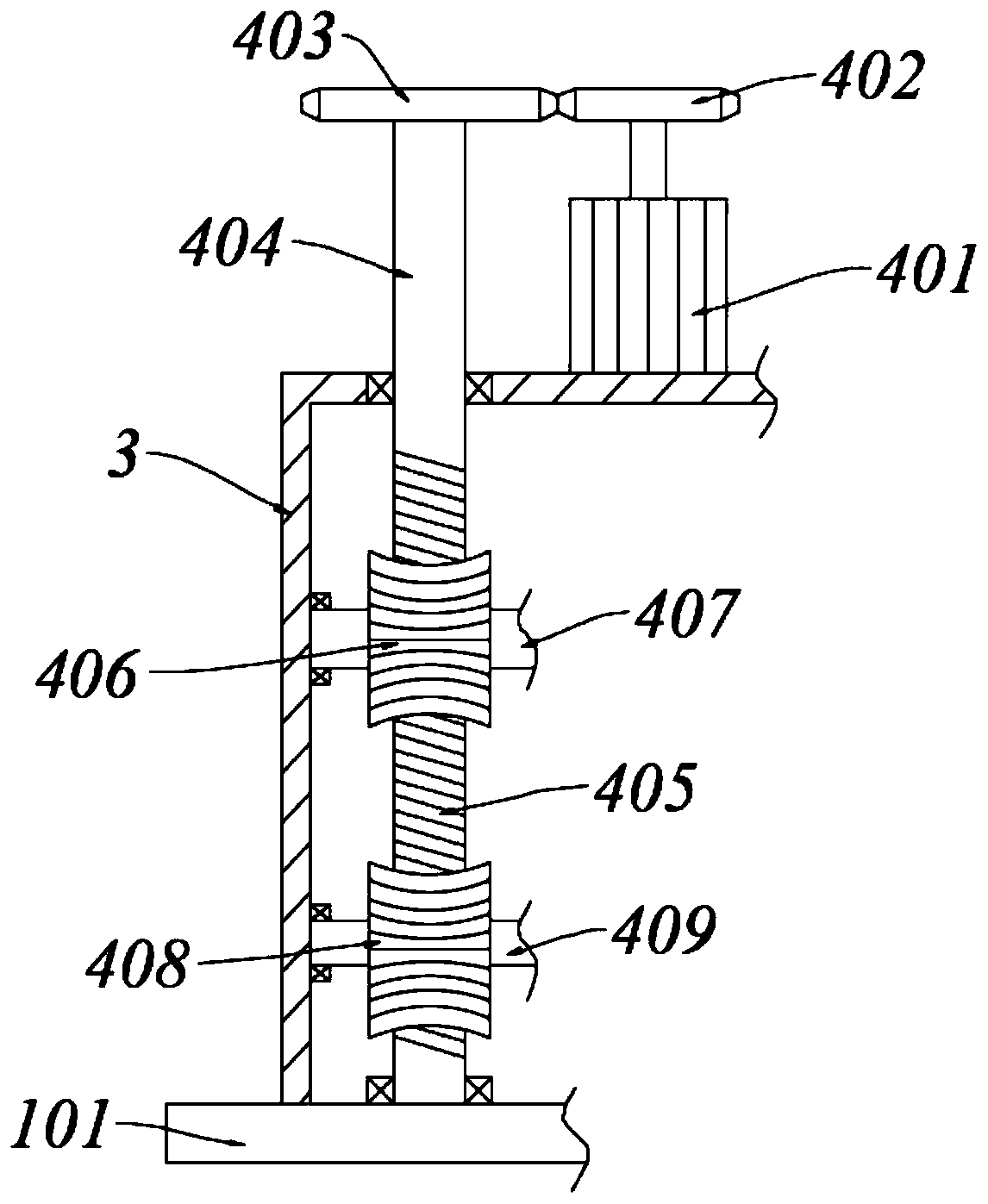 Drying device for resin waste recycling