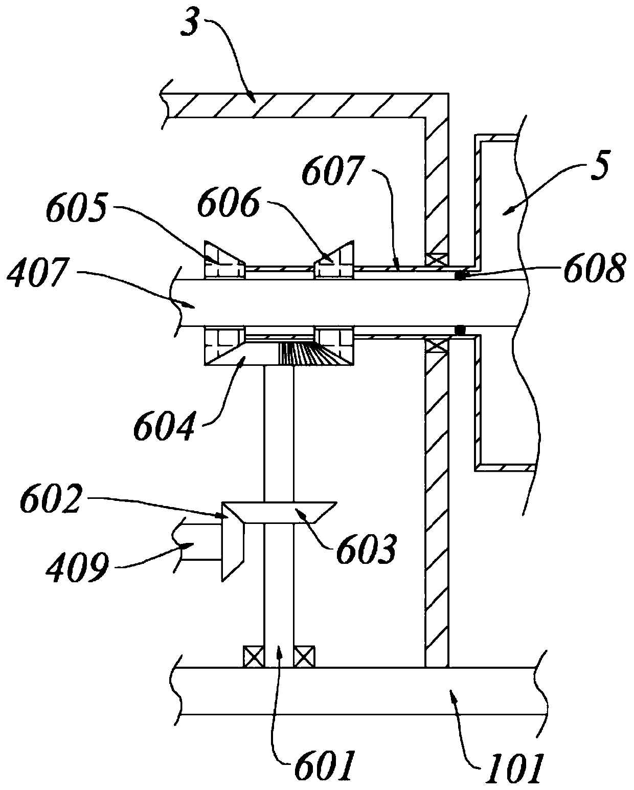 Drying device for resin waste recycling