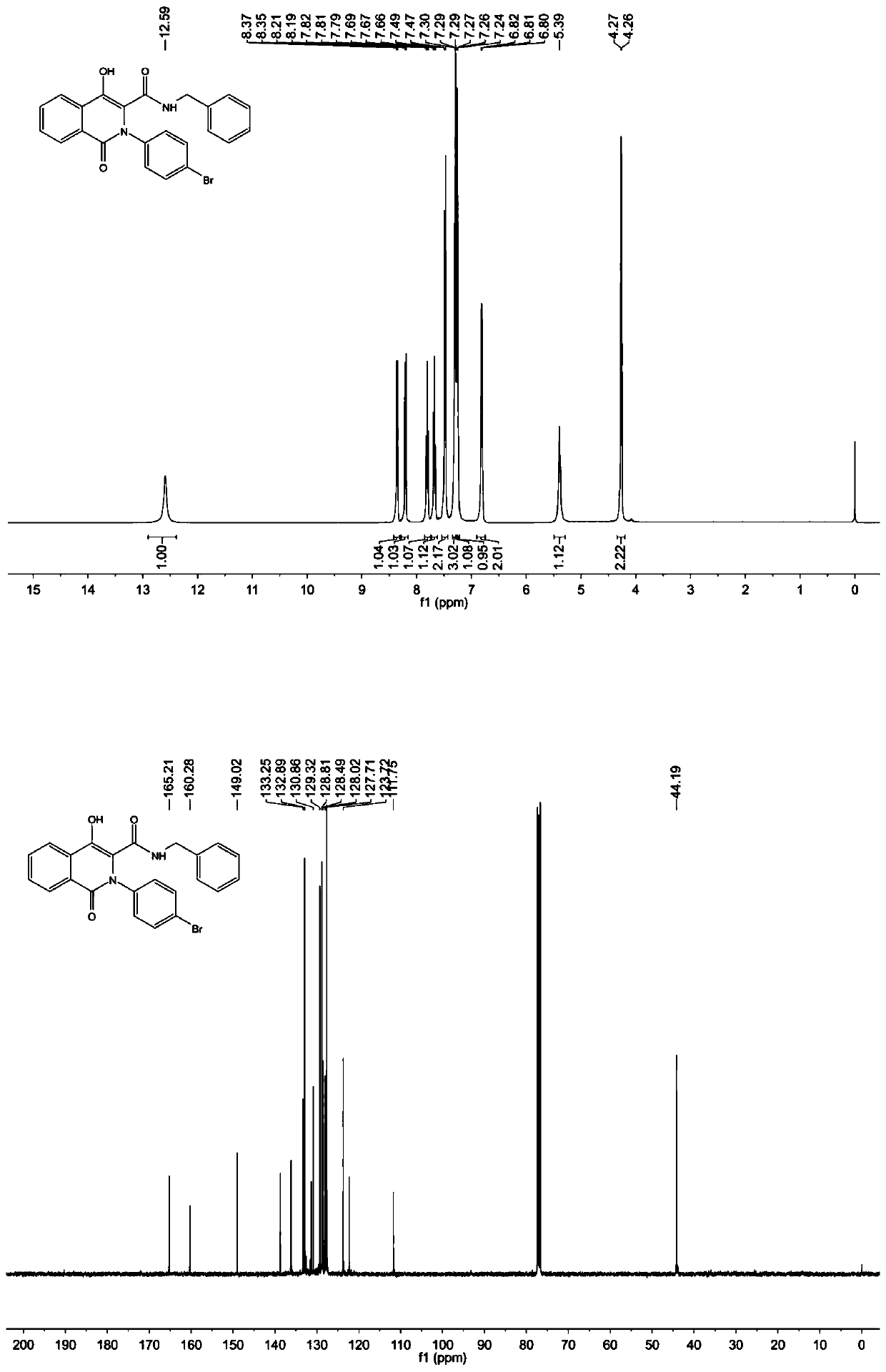 A kind of synthetic method of 4-hydroxyquinolinone derivative and its application in antitumor research