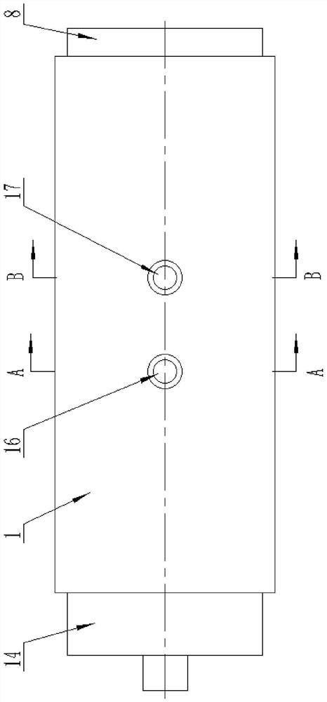 Parallel double-tube oil displacement core holder