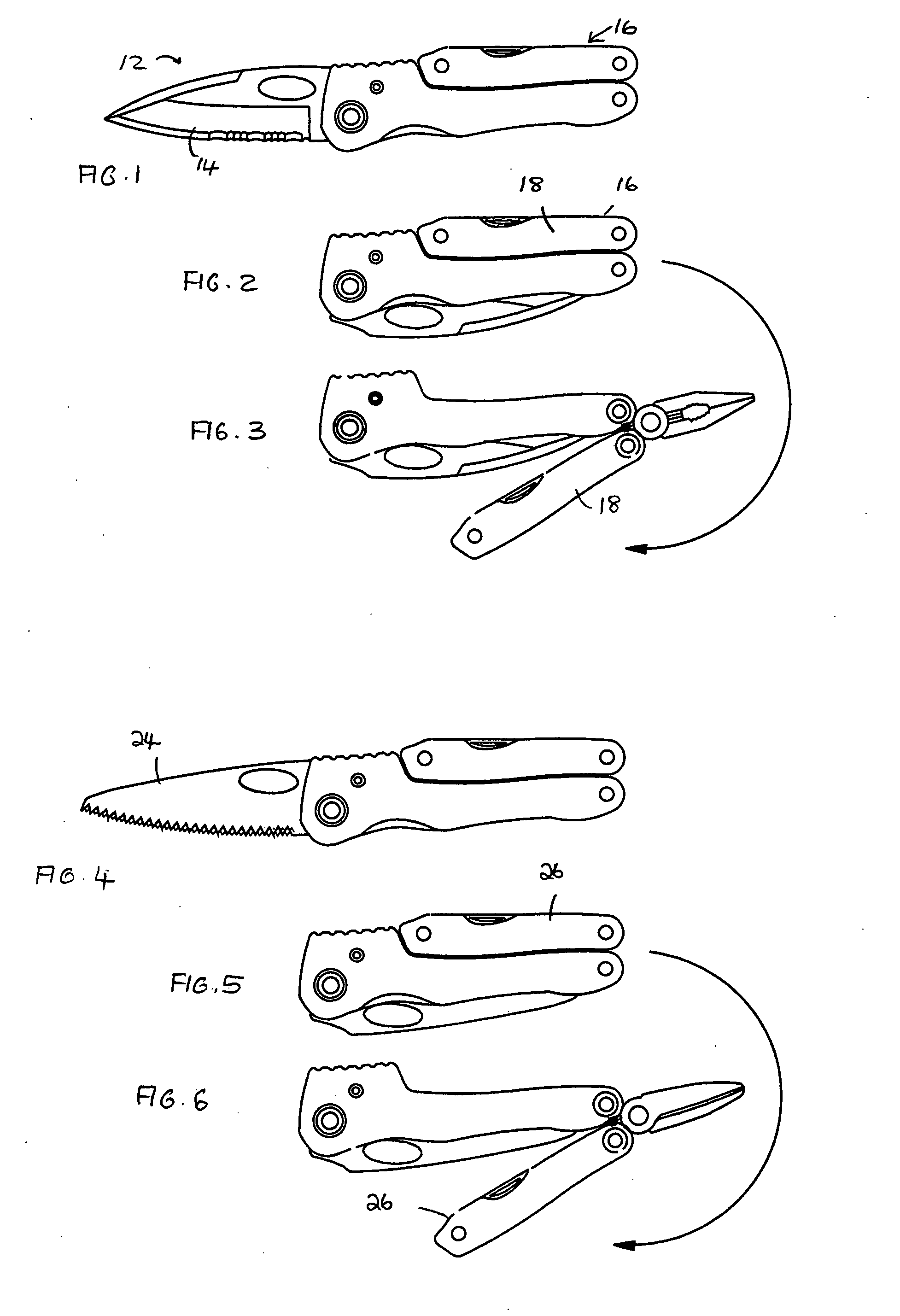 Plier tool combination