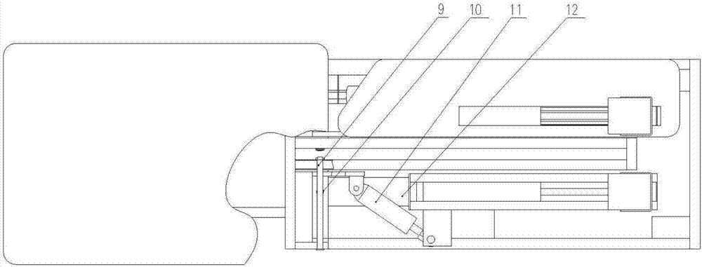 Hip joint stretch treatment training apparatus