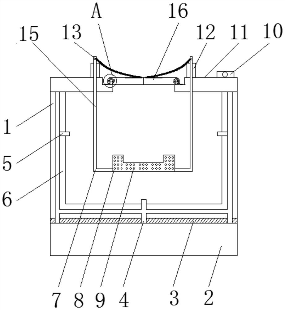 Gypsum artware drying device faciliating taking and placing