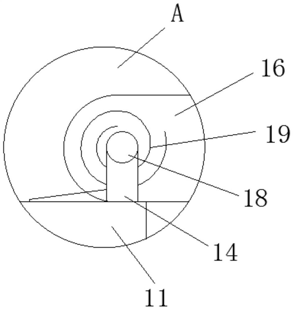 Gypsum artware drying device faciliating taking and placing