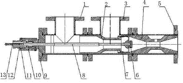 Hot-water type dynamic-regulating type steam-water direct-mixing type heat-exchanging device