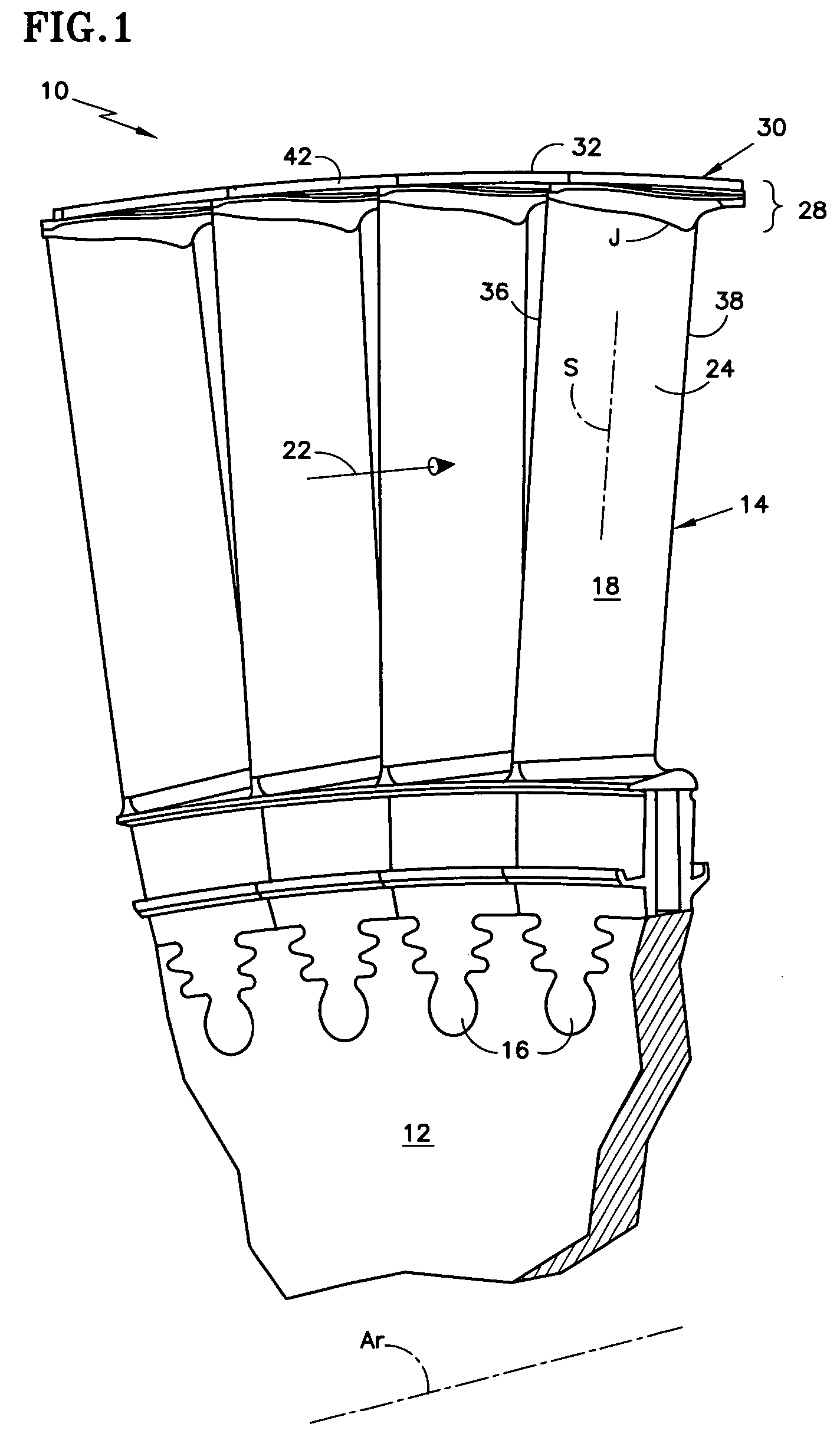 Rotor blade for a rotary machine