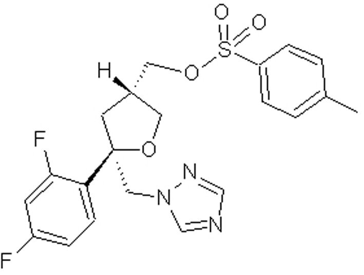 Preparation method of posaconazole main ring intermediate