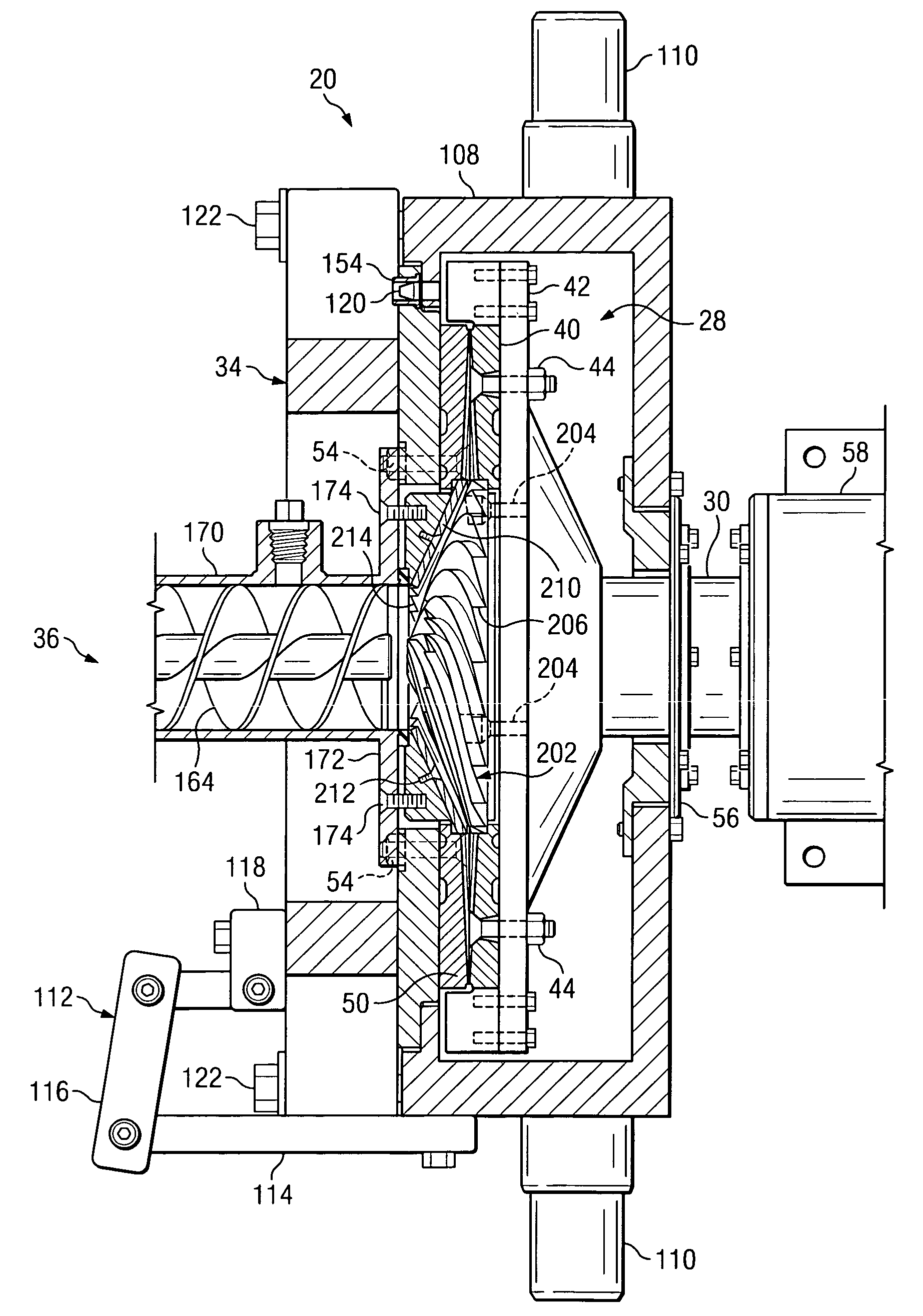 Cup and cone feed distributor