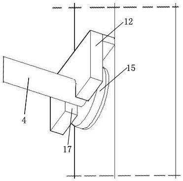 Movable support for spraying and curing bolt connection friction test plate and manufacturing method thereof