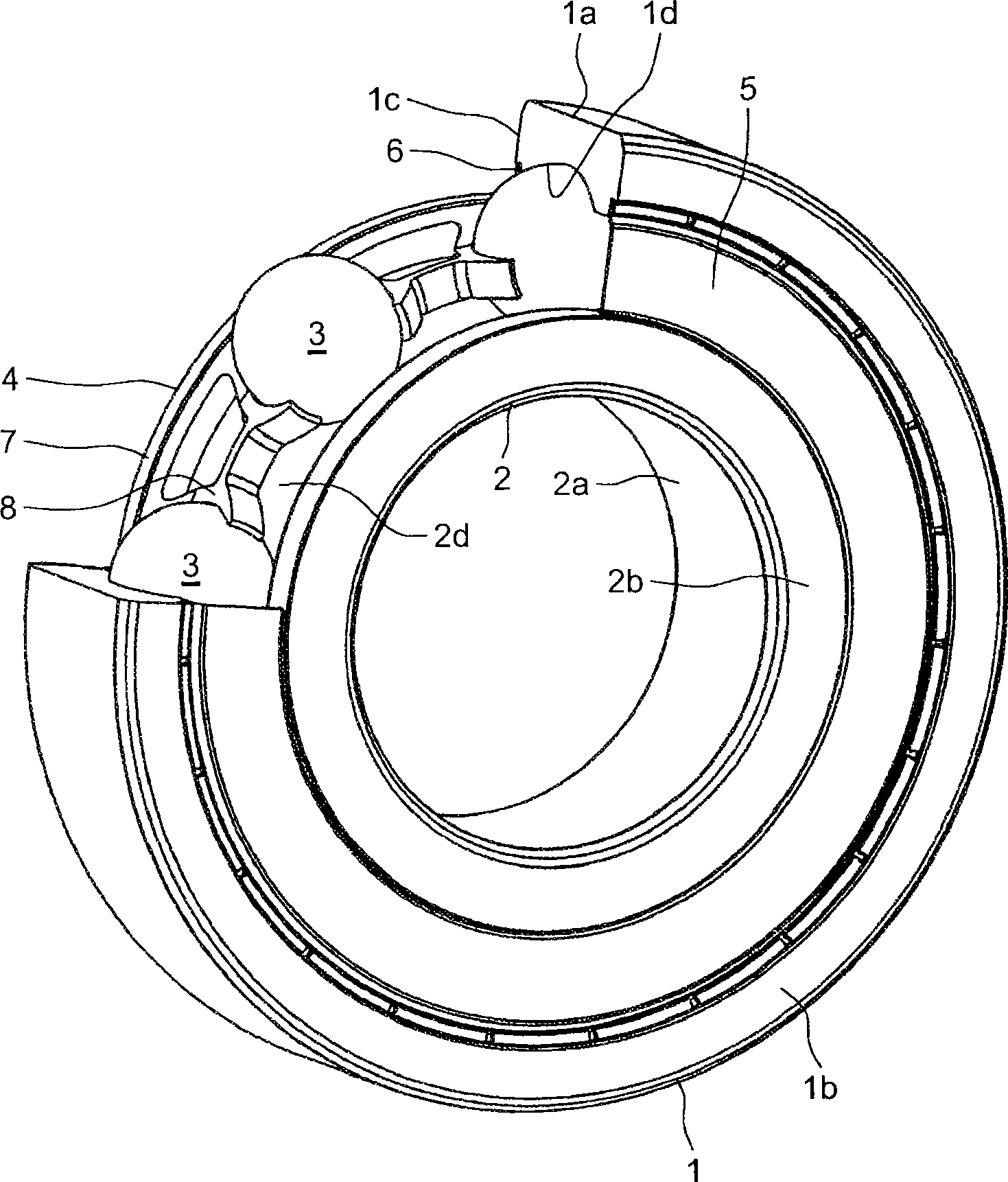 Ball bearing cage