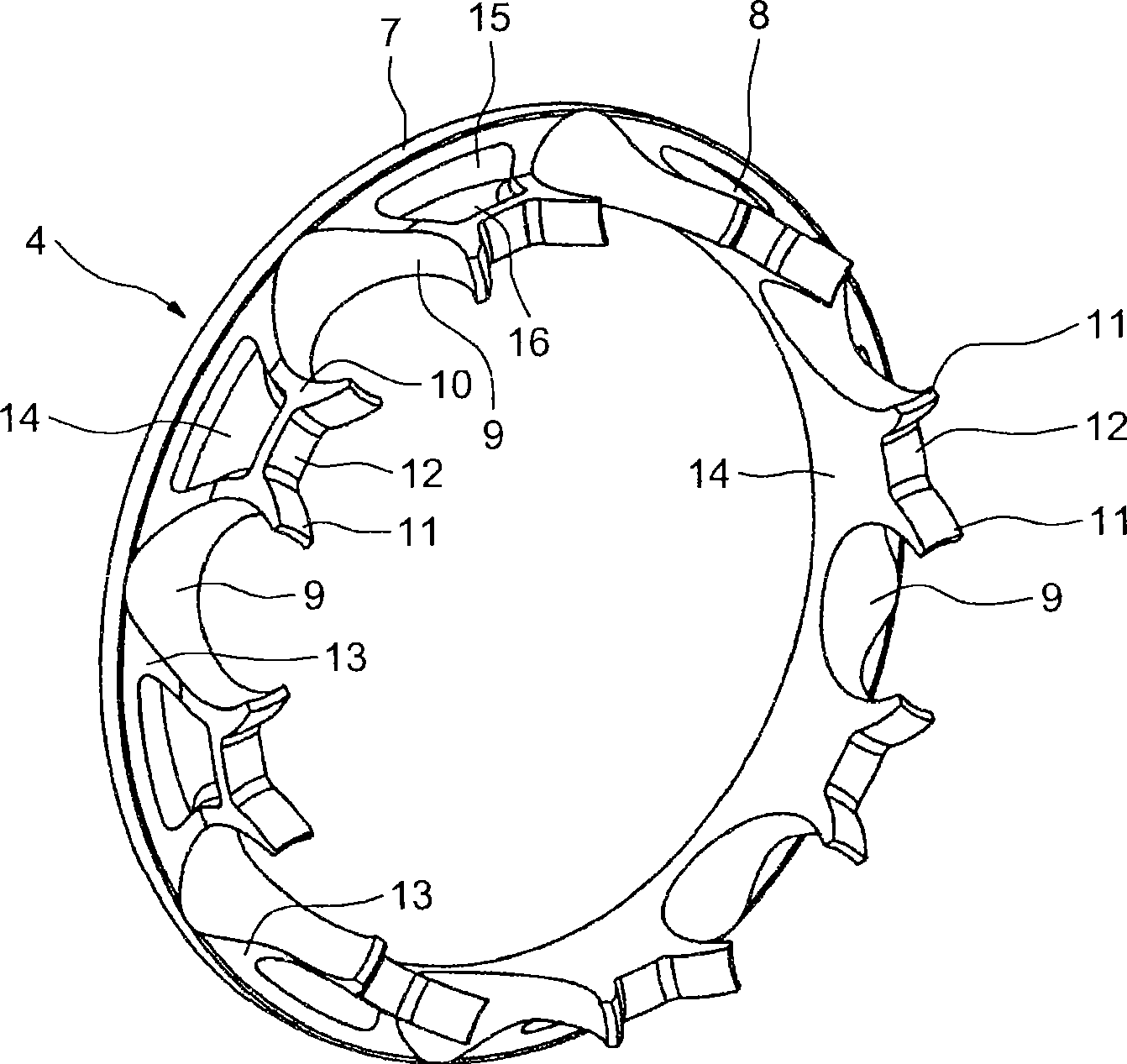 Ball bearing cage