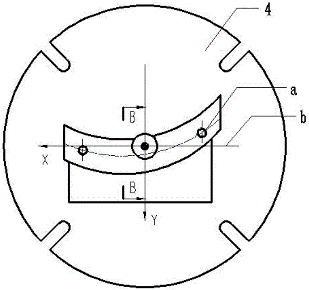 Driving disc clamp detection measuring tool during machining of steam turbine blades and machining method thereof