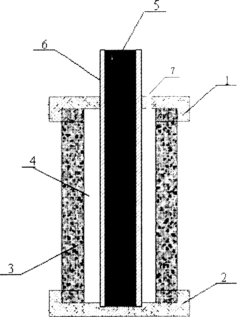 Biotic bone tissue engineering stent and its preparation method